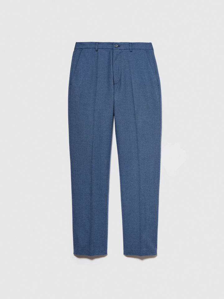 Formal trousers - men's slim fit trousers - Blue | Sisley image number 6